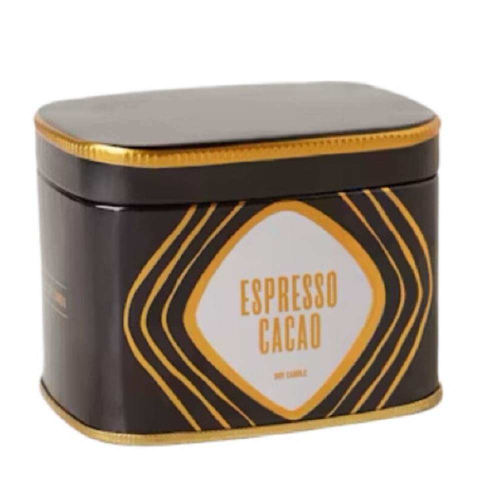 Anthropologie Espresso Cacao Soy Candle 2 Wick by ILLUME Devon Grid - Picture 7 of 7